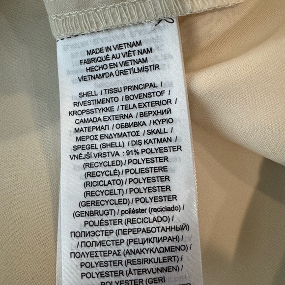 NWT Polo Ralph Lauren Winter Cream Sleeveless Dress Size 8 - Picture 6 of 10